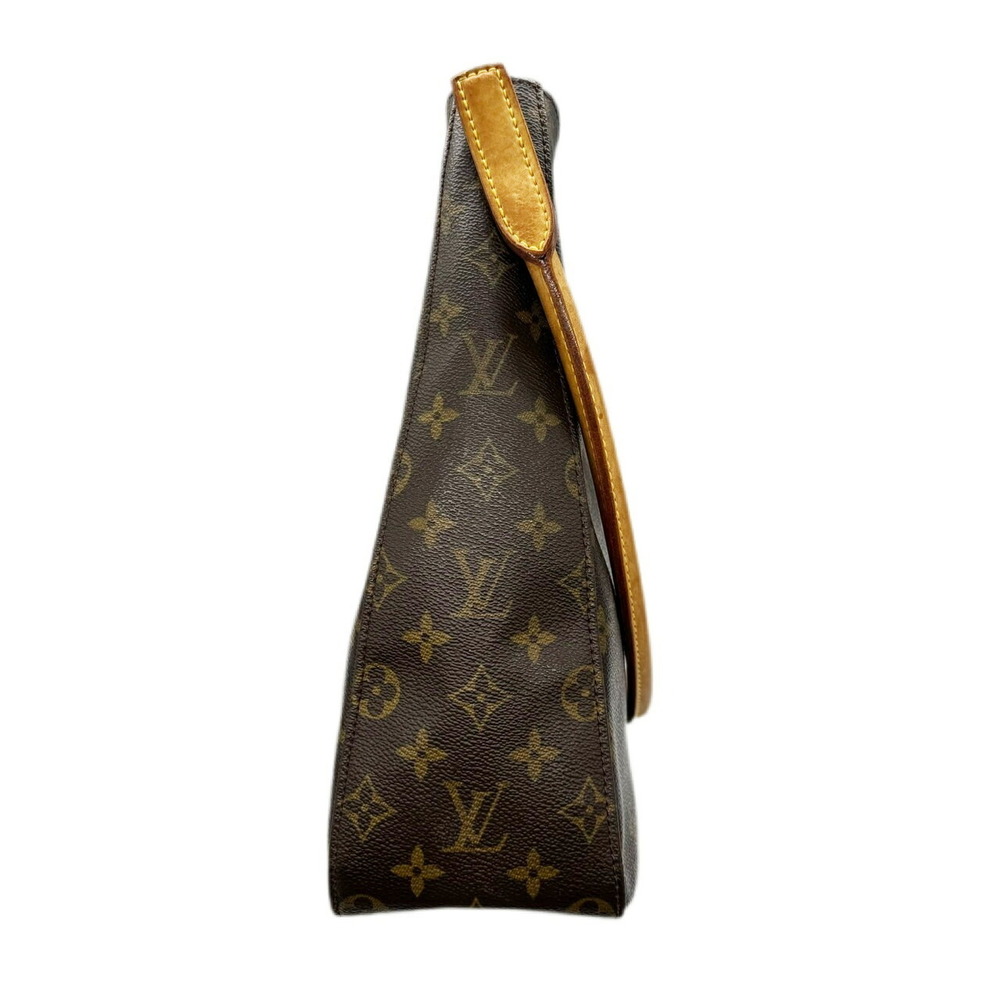 LOUIS VUITTON Looping Monogram Shoulder Bag Handbag Leather Canvas - Picture 3 of 11